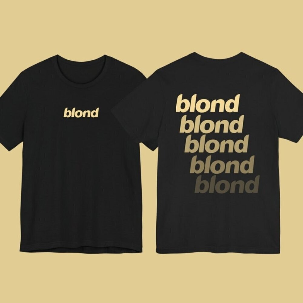 Frank Ocean Blonde Shirt Two Sided Frank Ocean Blonde Tee 2 Sided